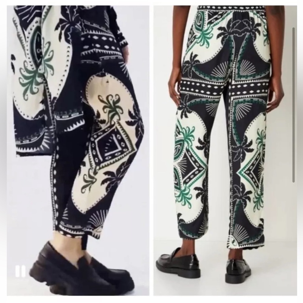 FARM RIO MYSTIC SCARF PANTS NWT SIZE L - Picture 2 of 7